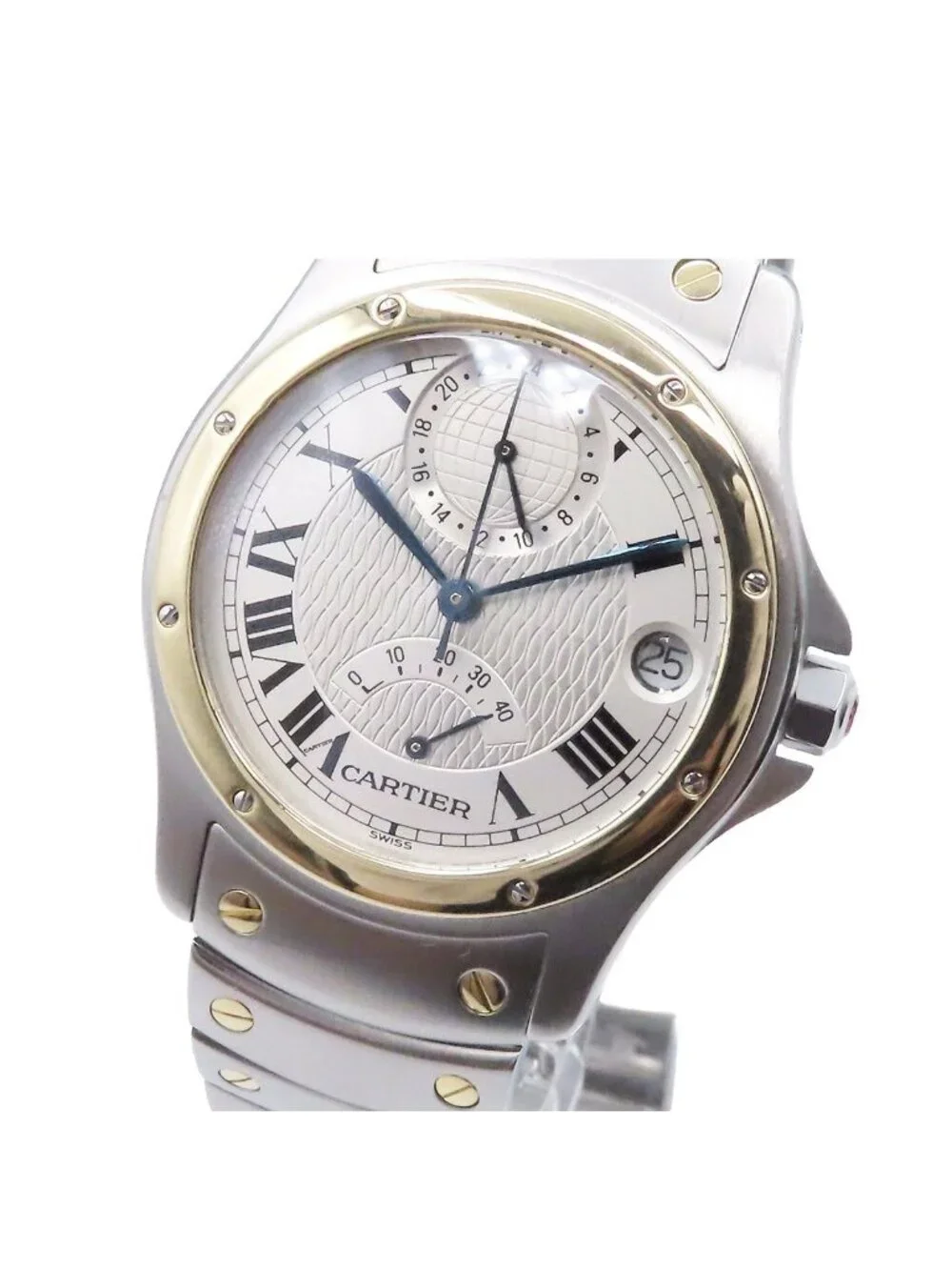 Cartier Santos Ronde Silver Stainless Steel Anniversary This Exclusive Watch